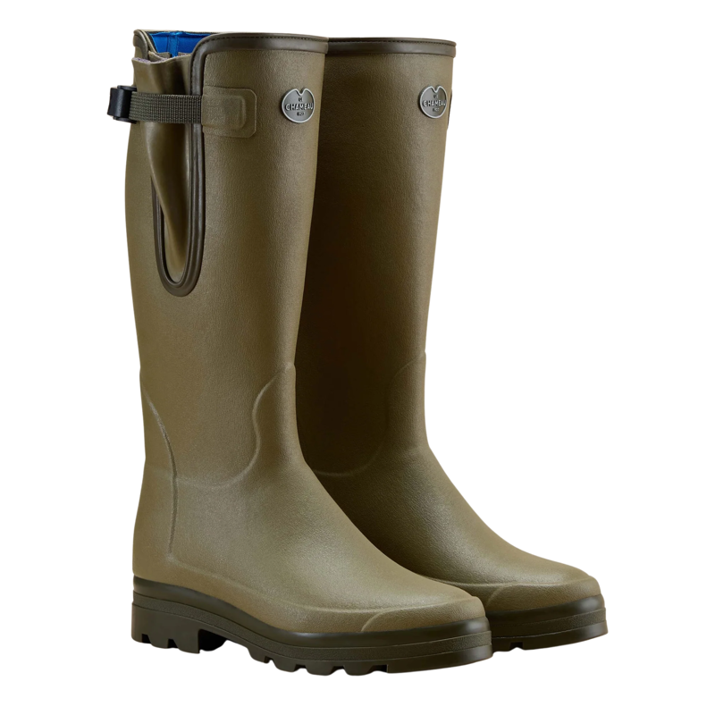 Le Chameau Vierzonord Men's Neoprene Lined Wellington Boot in Vert Vierzon